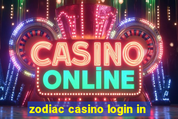 zodiac casino login in