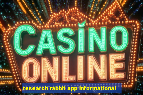 research rabbit app Informational