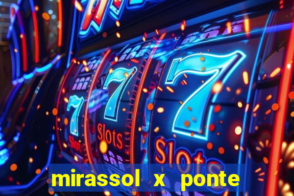 mirassol x ponte preta palpite