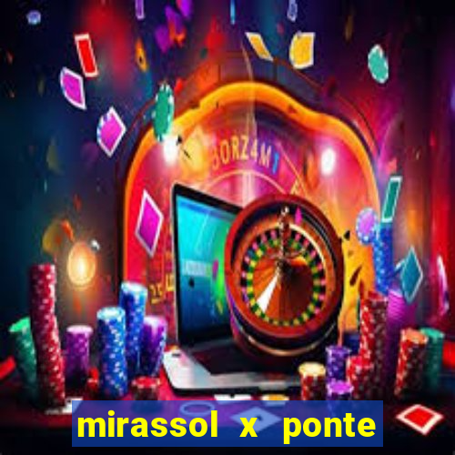 mirassol x ponte preta palpite