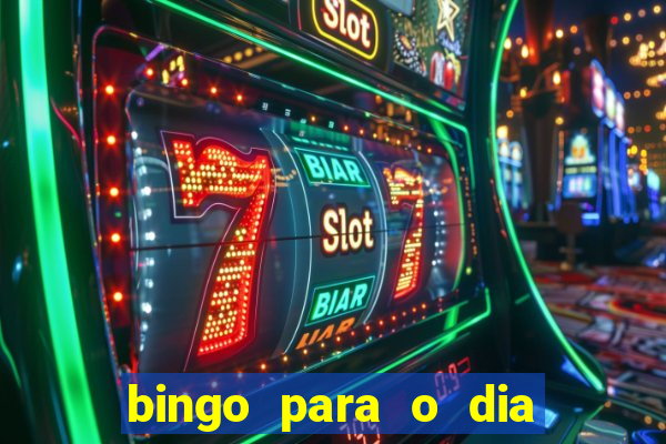 bingo para o dia da mulher