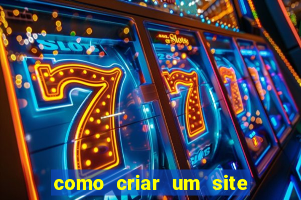 como criar um site de jogos