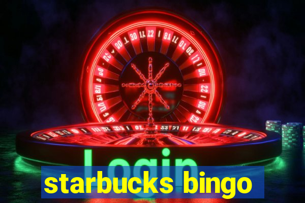 starbucks bingo