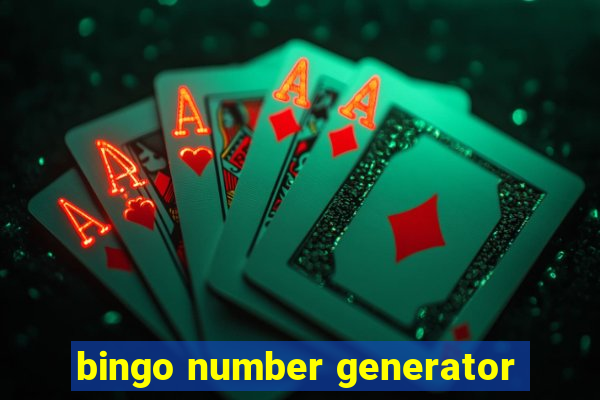 bingo number generator