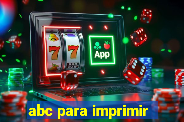 abc para imprimir