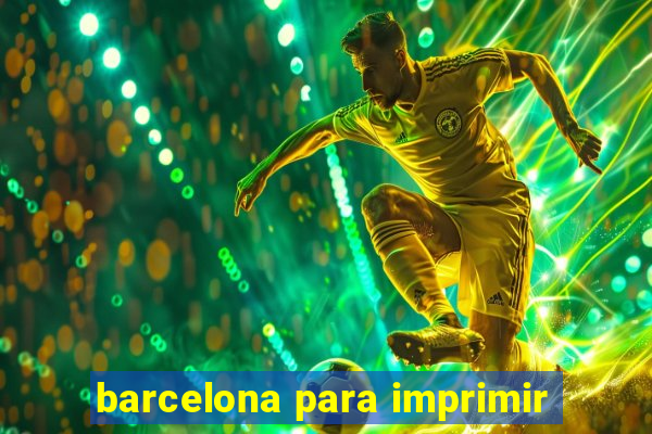 barcelona para imprimir