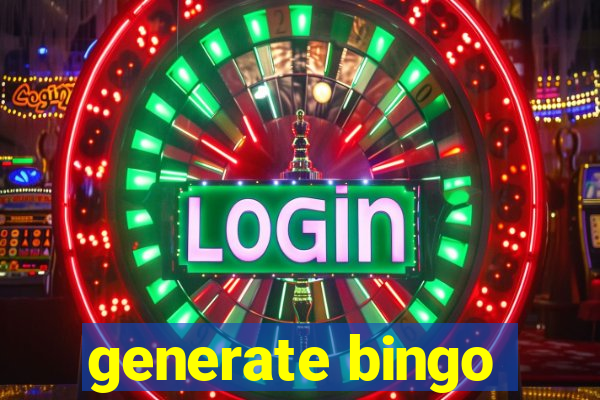 generate bingo