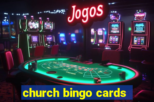 church bingo cards