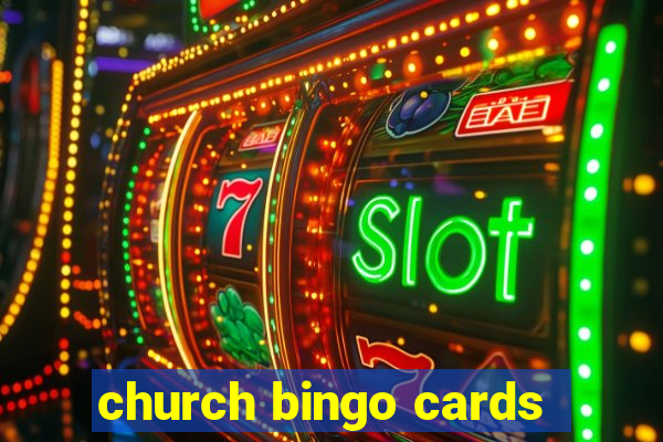 church bingo cards