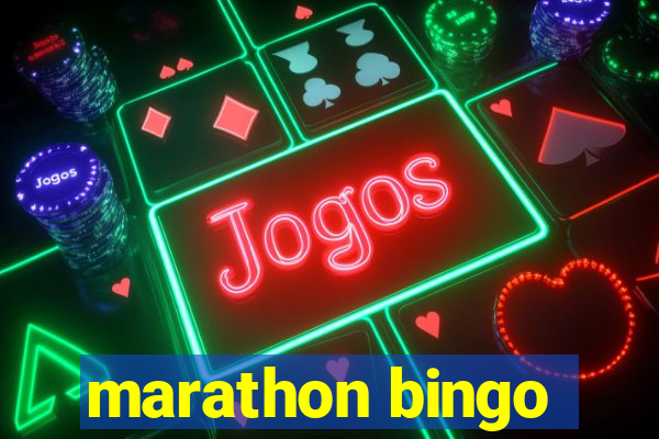 marathon bingo