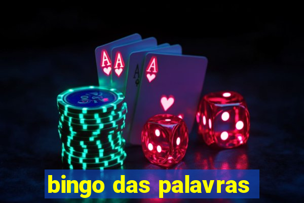 bingo das palavras