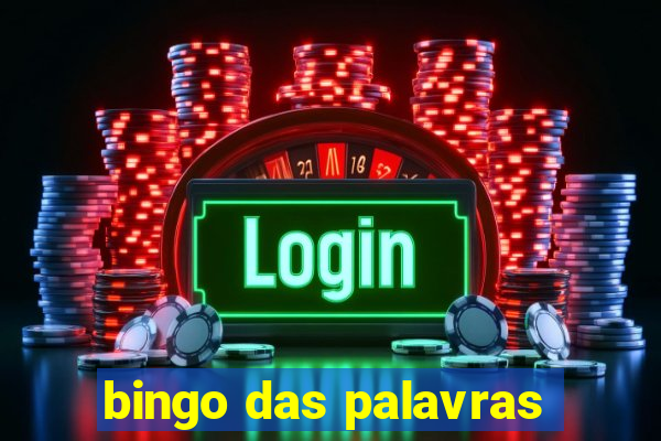 bingo das palavras