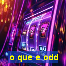 o que e odd