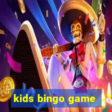 kids bingo game