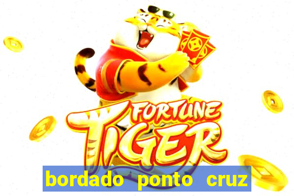 bordado ponto cruz do corinthians