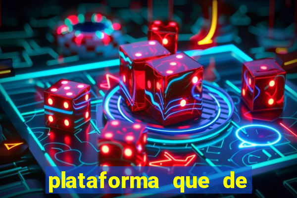 plataforma que de b么nus no cadastro