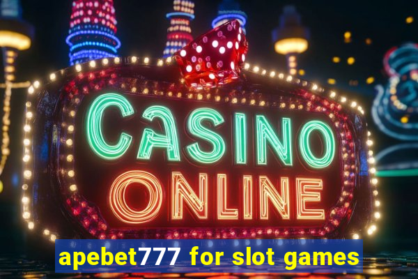 apebet777 for slot games