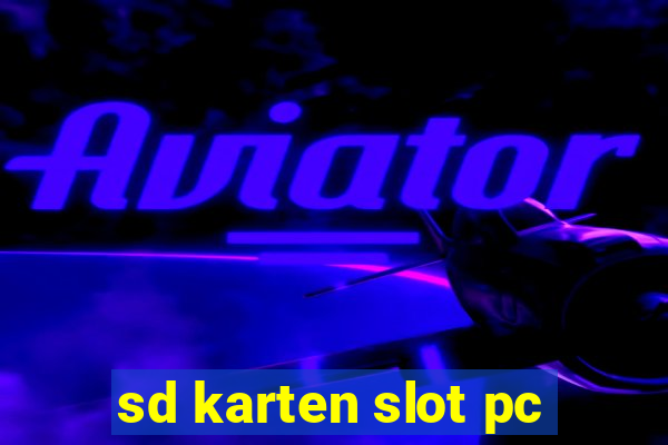 sd karten slot pc