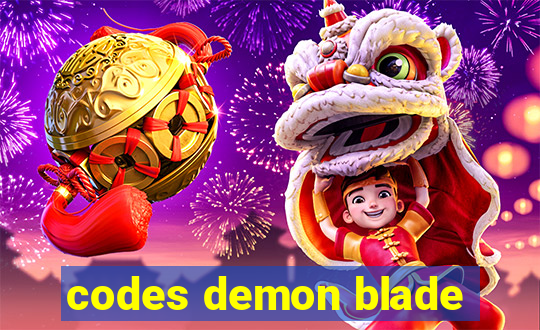 codes demon blade