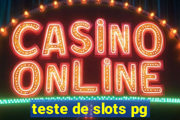 teste de slots pg