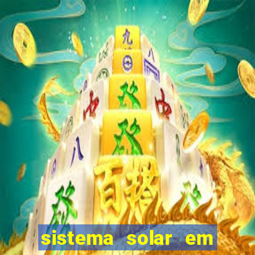 sistema solar em tempo real