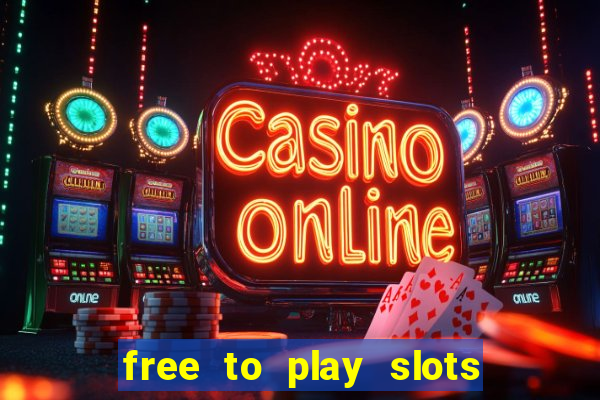 free to play slots no download