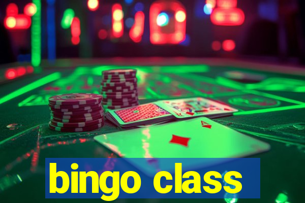 bingo class