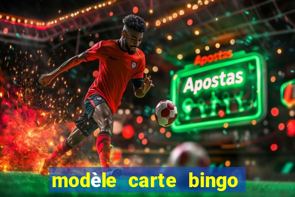 modèle carte bingo quarantaine gratuit