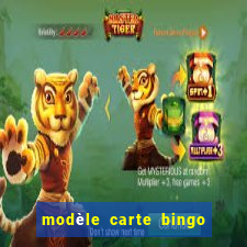 modèle carte bingo quarantaine gratuit