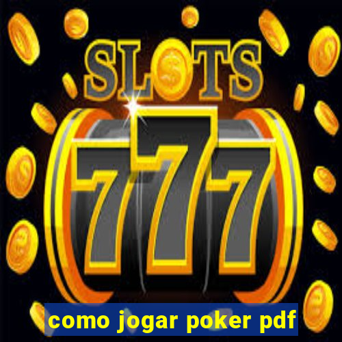 como jogar poker pdf