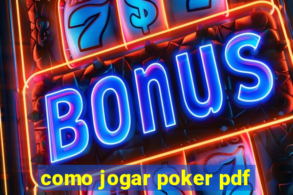 como jogar poker pdf