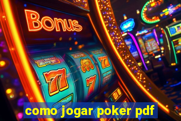 como jogar poker pdf