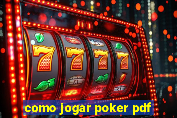 como jogar poker pdf