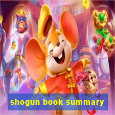 shogun book summary