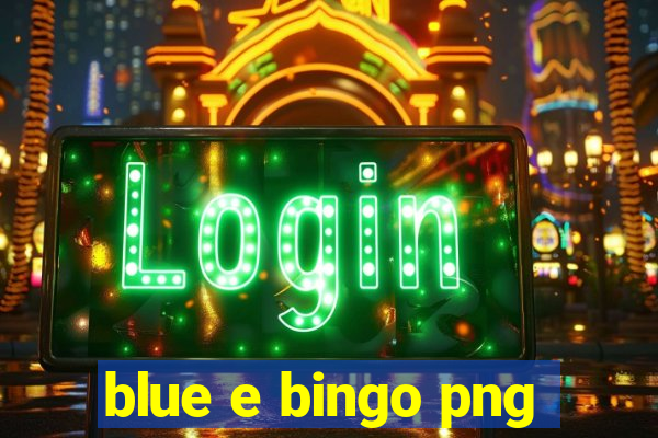 blue e bingo png