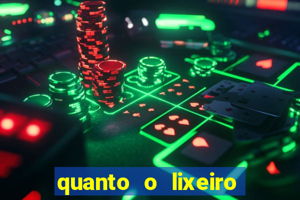 quanto o lixeiro ganha por ano