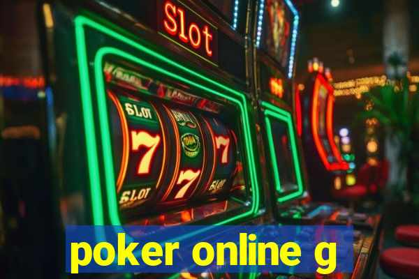 poker online g