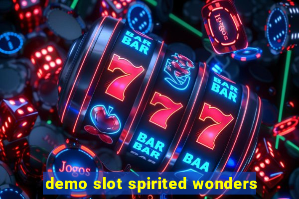 demo slot spirited wonders