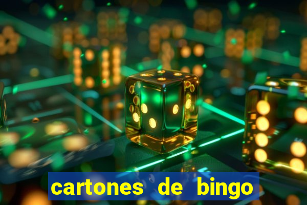 cartones de bingo para imprimir