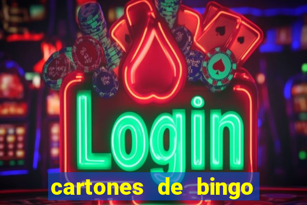 cartones de bingo para imprimir