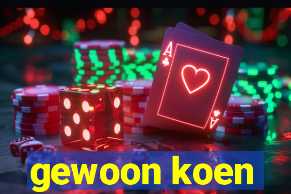 gewoon koen