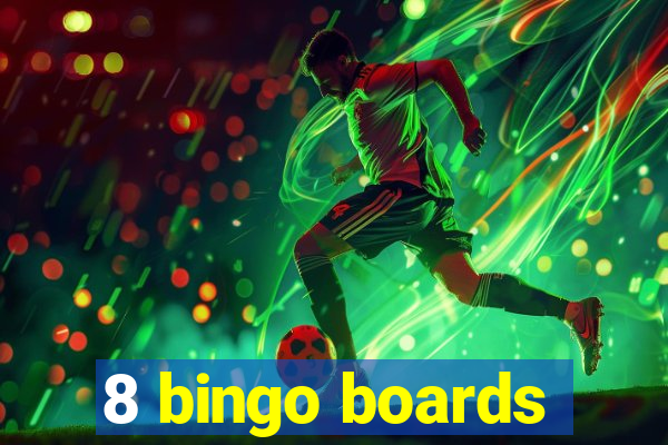 8 bingo boards