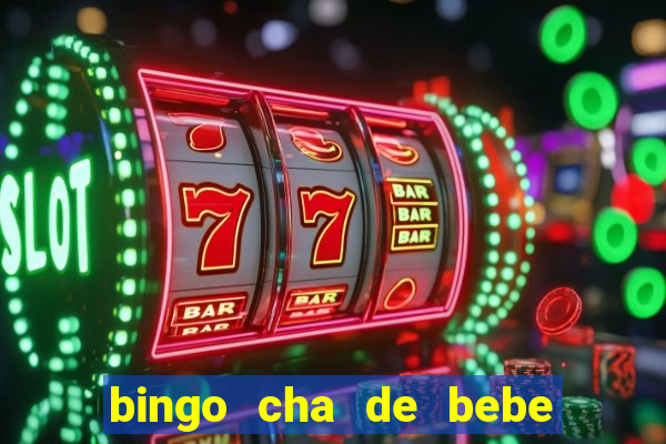 bingo cha de bebe cartelas para imprimir