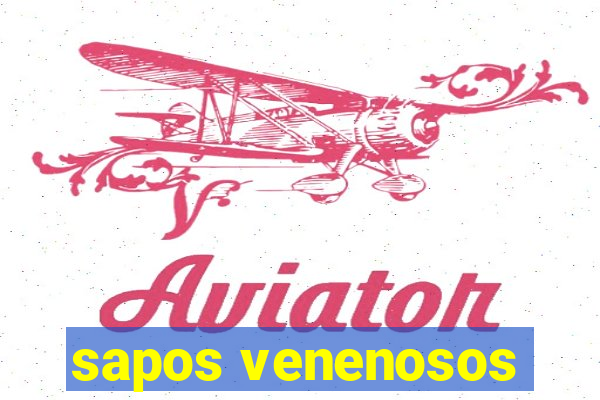 sapos venenosos