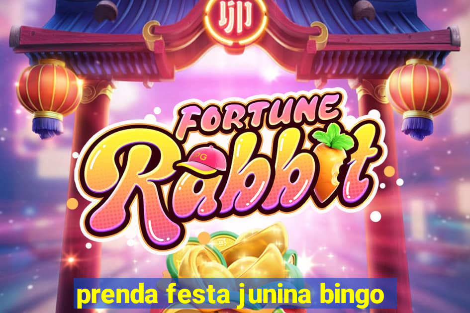 prenda festa junina bingo