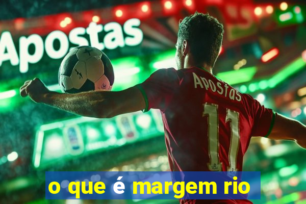 o que é margem rio