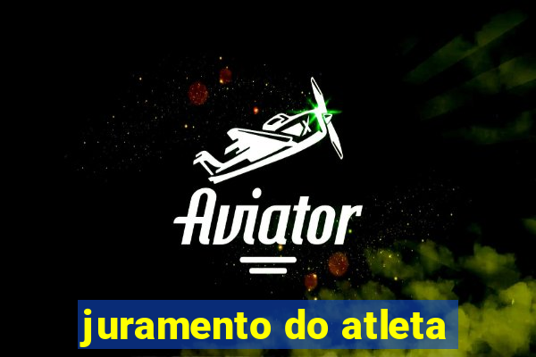 juramento do atleta