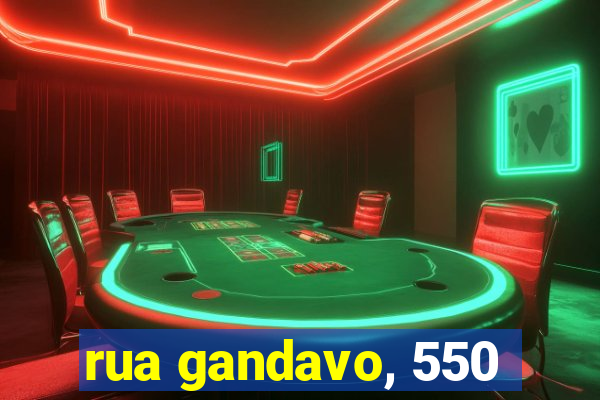 rua gandavo, 550