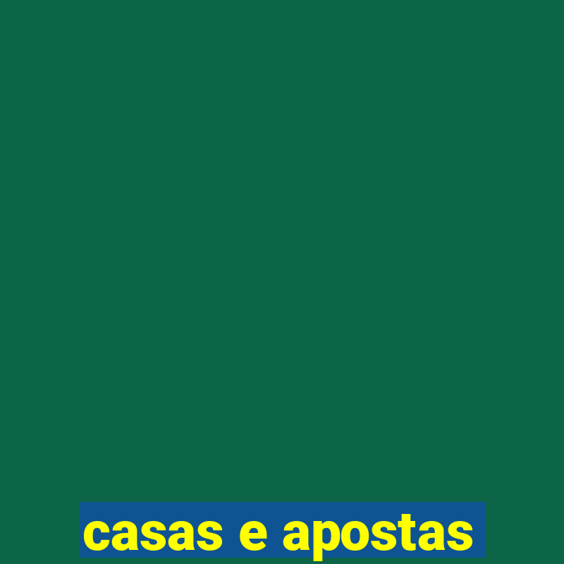 casas e apostas