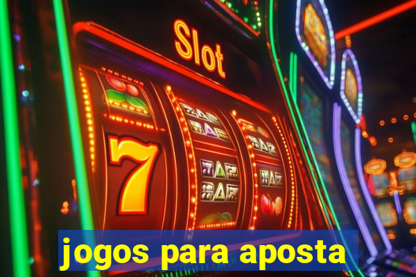 jogos para aposta